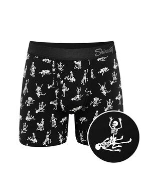 NWT Shinesty Ball Hammock Boxer The Bare Back Bones L J60